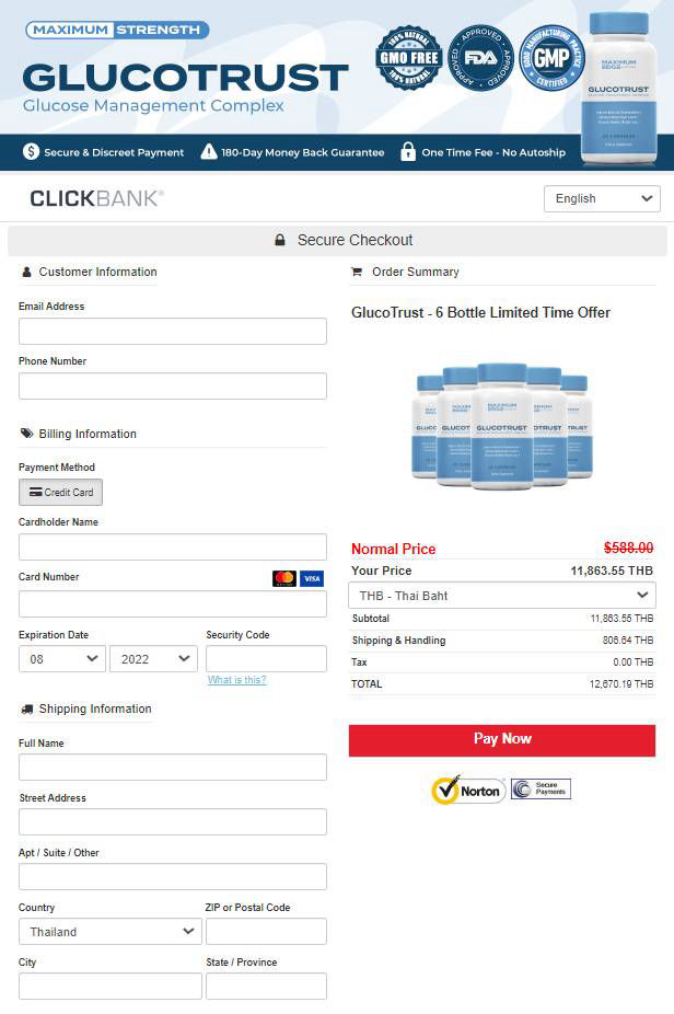 GlucoTrust - Secure checkout